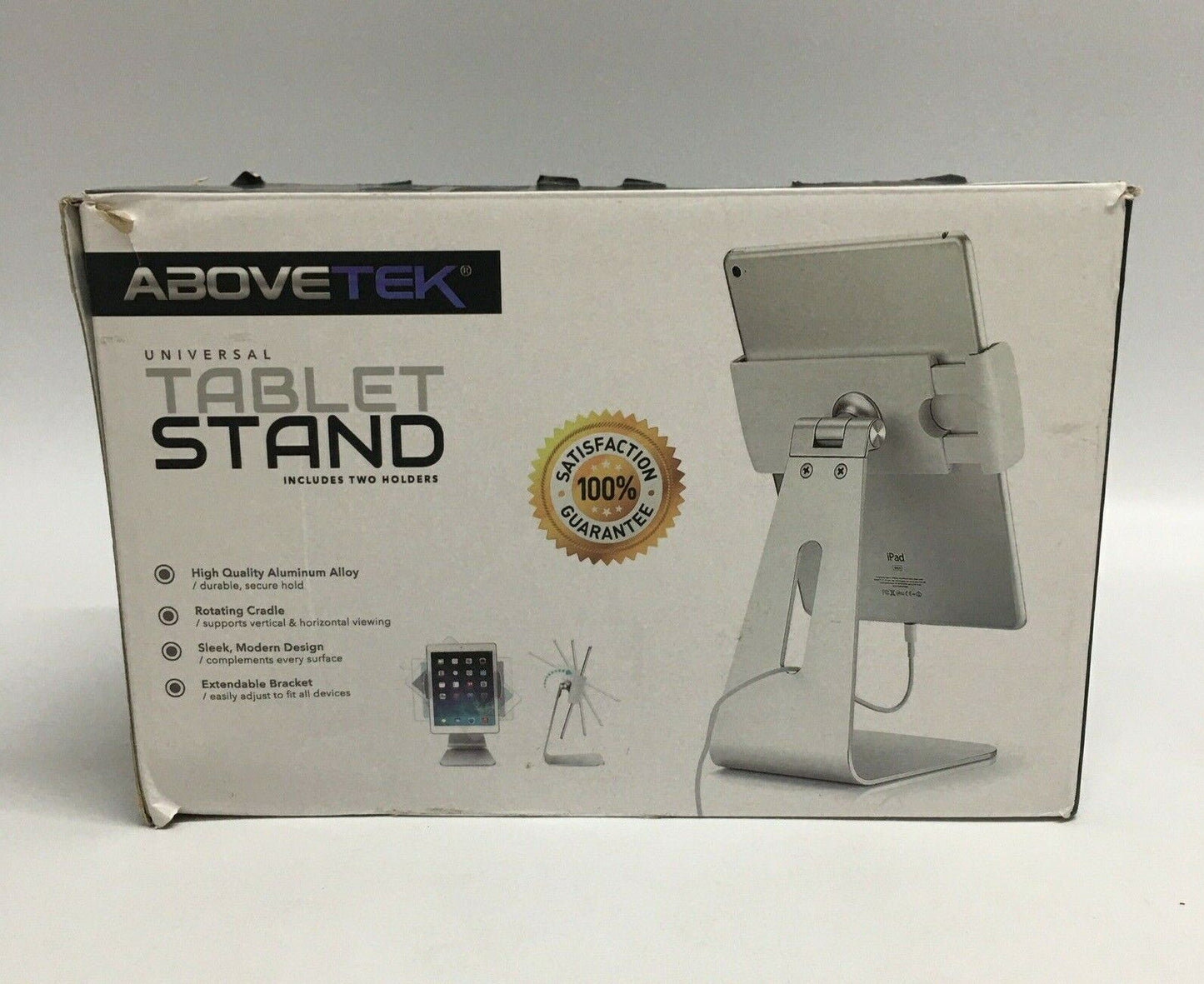 Abovetek Aluminum Tablet Holder With 2 Holders