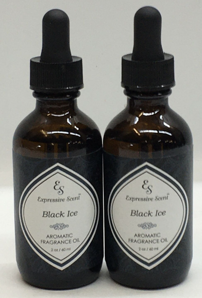 Expressive Sent Black Ice Aromatic Fragrances Oil 2 ounces Lot Of 2