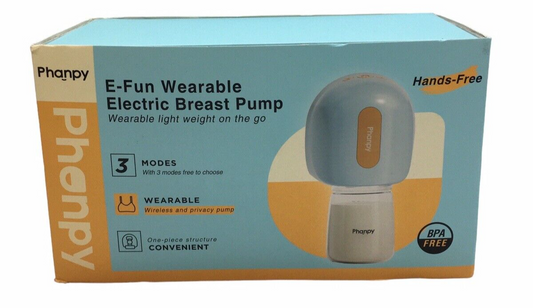 Phanpy Electric Wearable Breast Pump Wireless No Leak Hands Free 20/24/27 Flange