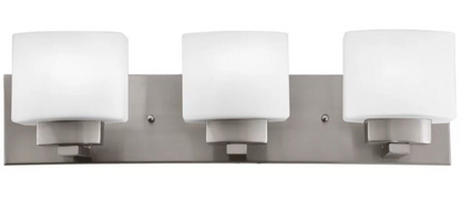 Design House 578005 Dove Creek 3 Light 24"W Vanity Light Dimmable - Satin Nickel