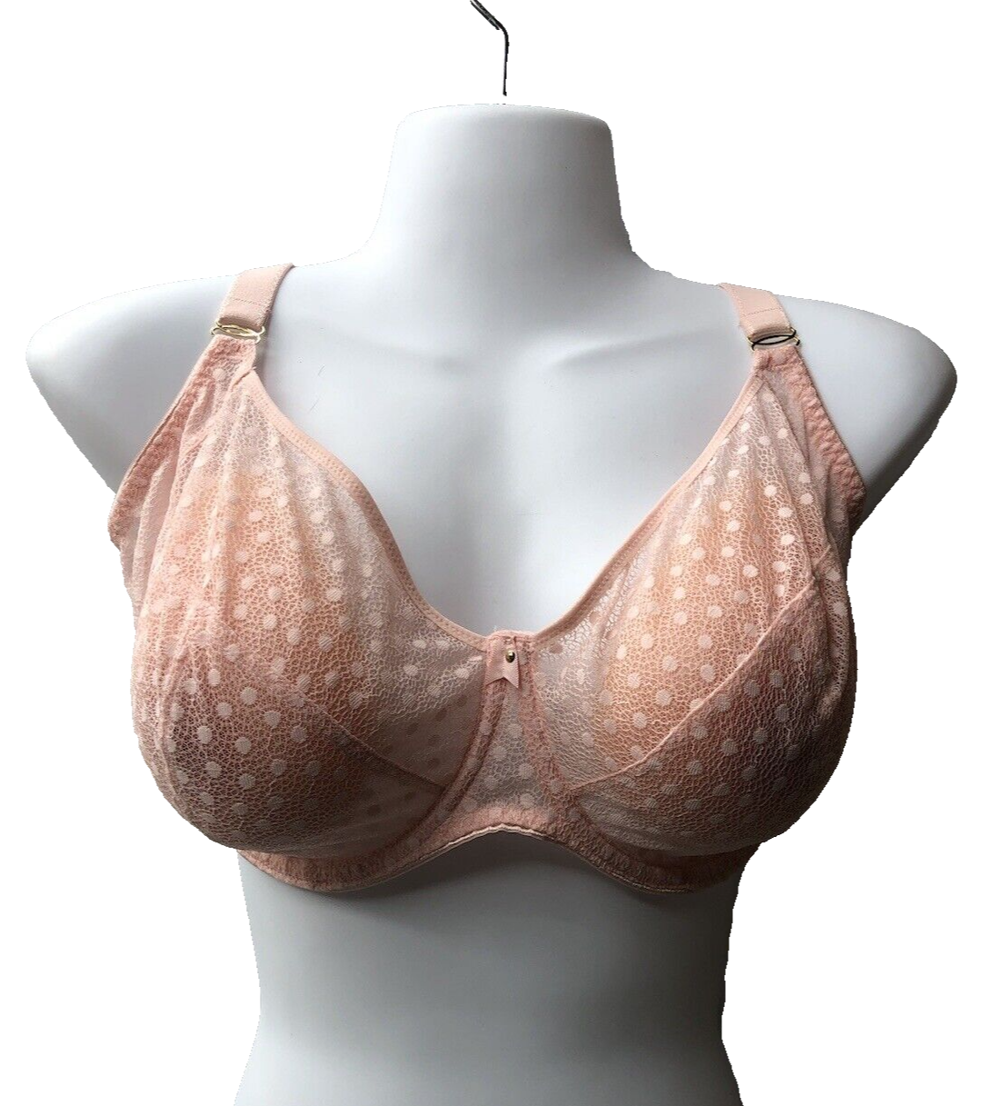 Freya Womens Peach Adjustable Strap Side Support Balcony Bra Size 36i AA5201ROR