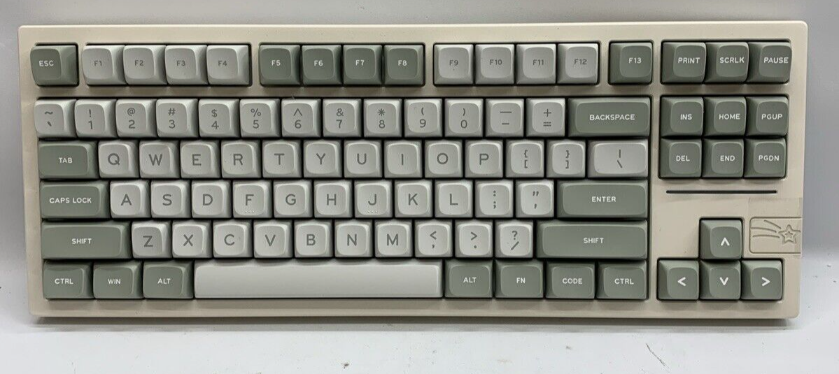 Epomaker Feker Galaxy80 Mechanical Keyboard White/Gray for Gaming Office - USED