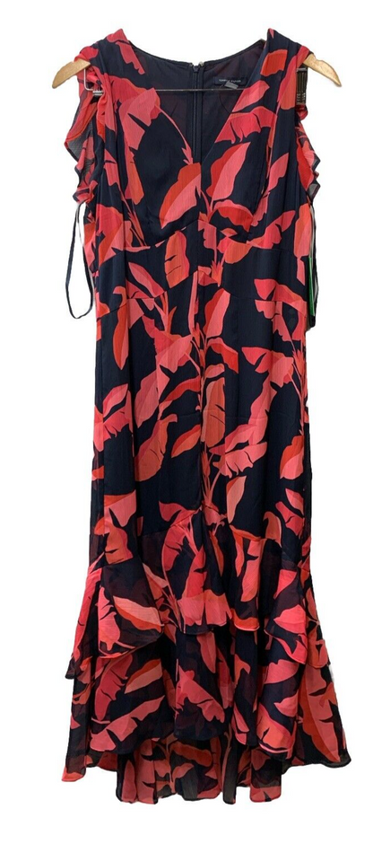 BTFBM Women Summer Dresses Casual Sleeveless Maxi Dresses Floral Dress Size 10