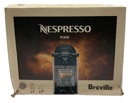 Nespresso Pixie Espresso Machine by De'Longhi 1100ml AluminumSilver Ultra-compac