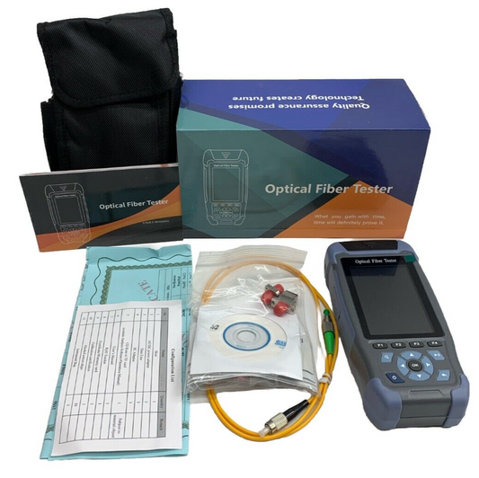 OTDR Optical Fiber Tester 3.5in Optical Time Domain Reflectometer Detector