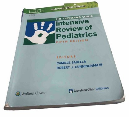 The Cleveland Clinic Intensive Review Of Pediatrics Book By Sabella Camille